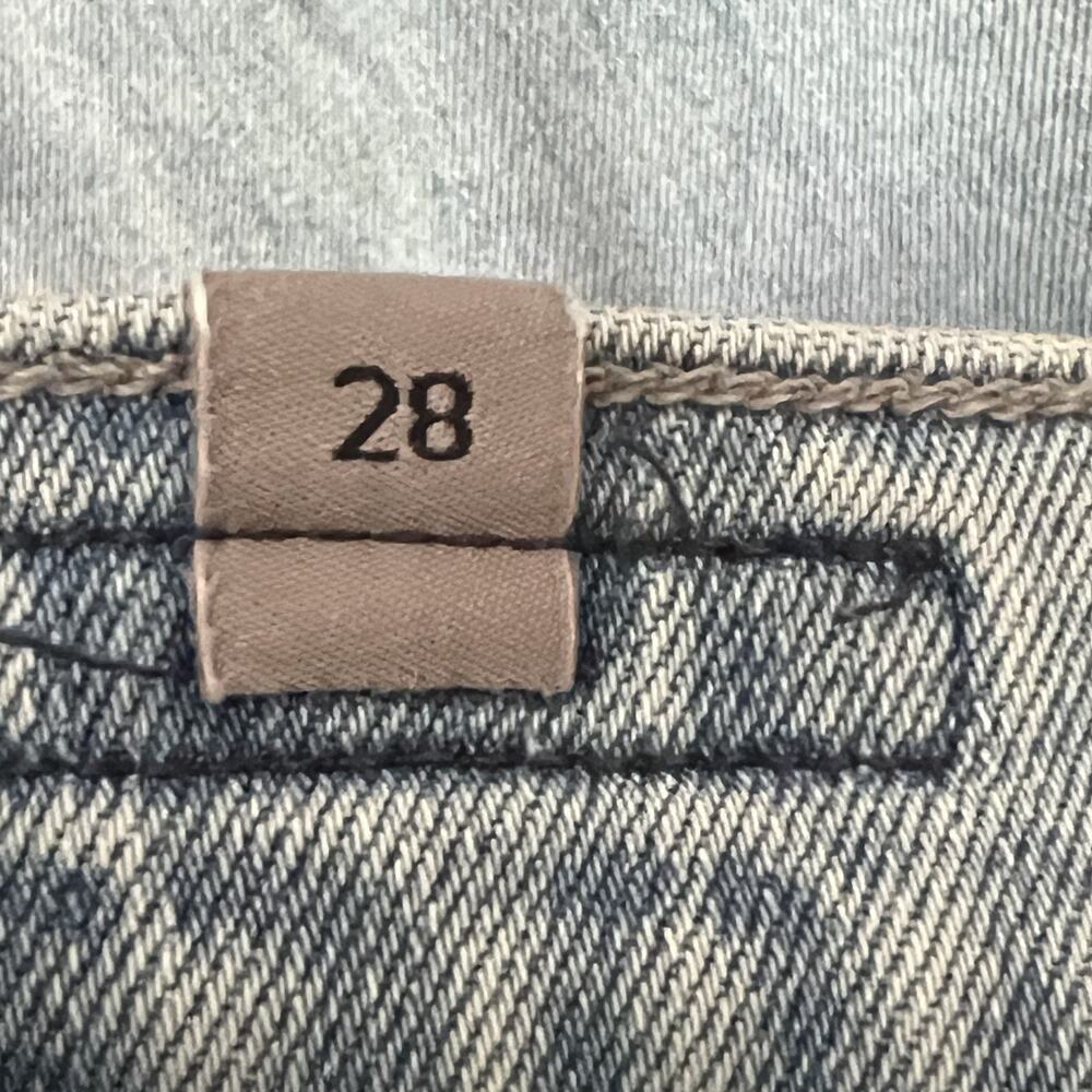 Citizens Of Humanity Jeans 28 Olivia Crop Blue Denim High Rise Slim Button Fly - Picture 5 of 13